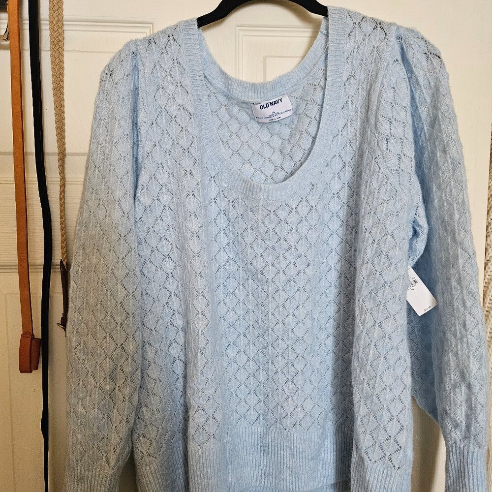 NWT Pointelle Sweater